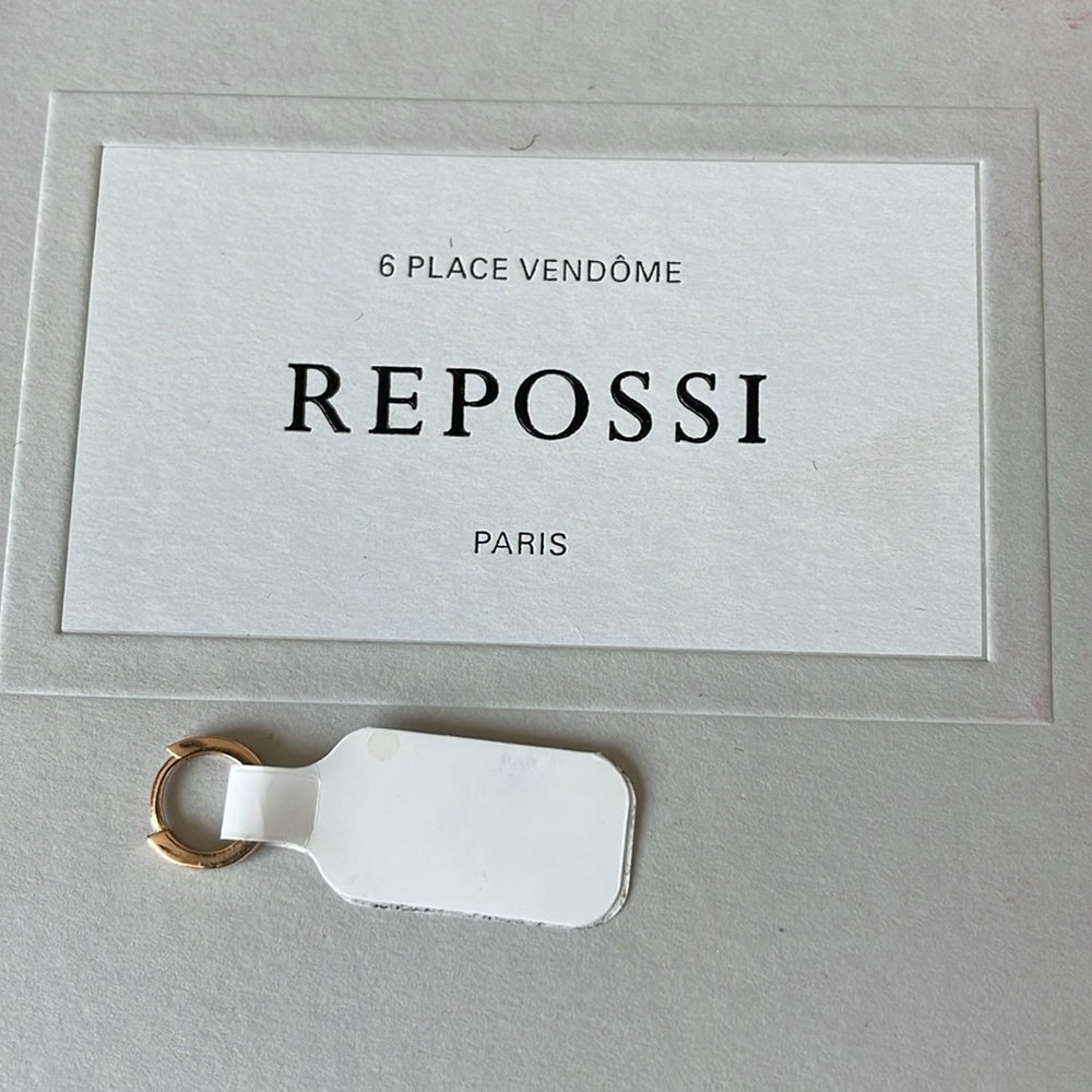 REPOSSI Mini Berbère 18K Rose Gold Huggie Earring